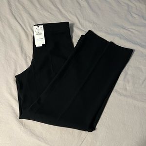 Zara Black Trouser Side Zipper Size Large